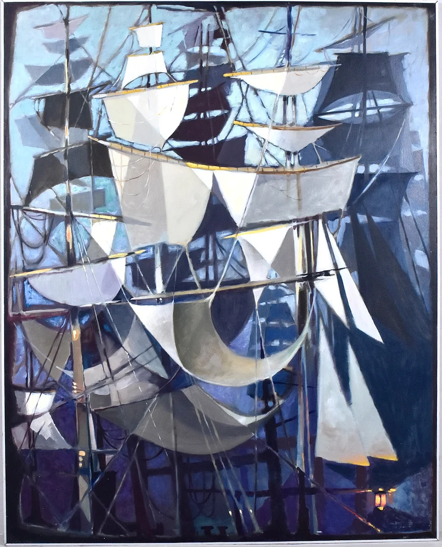 SVEN JOHANSSON. TILLSKRIVEN. Olja på pannå. — Paintings — Halmstads Auktionskammare