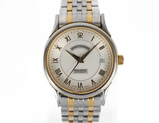 Revue Thommen: Automatic men's watch made of steel, model Wall Street