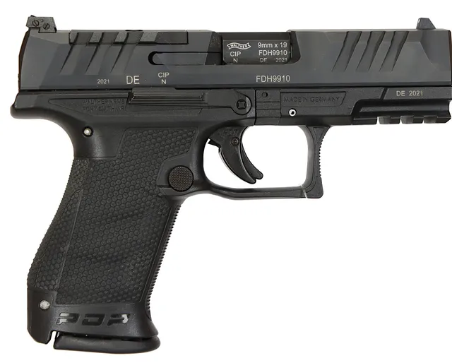 PISTOL, fabrikat Walther, modell PDP Compact, kaliber 9x19, tillv.nr FDH9910, se-nr SE3369487.