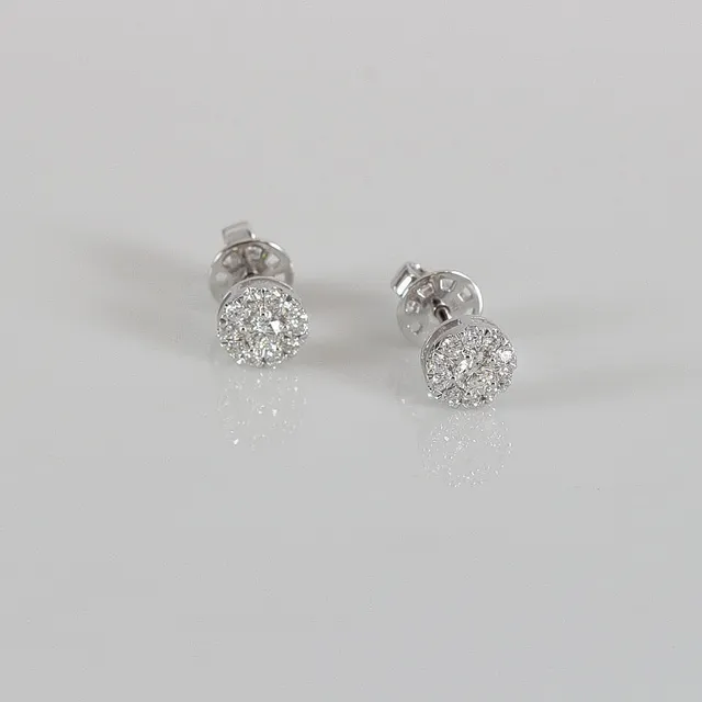 DIAMANTÖRHÄNGEN, 0,42ct, vitguld 18K.