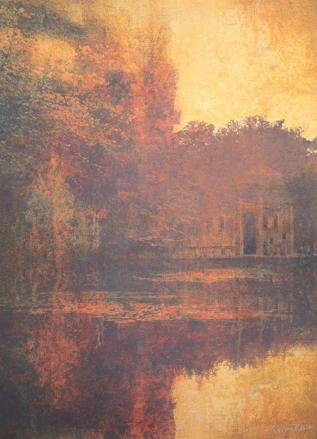 JAN RUFELT. Mansion, gicleetryck nr 2/50, signerad.