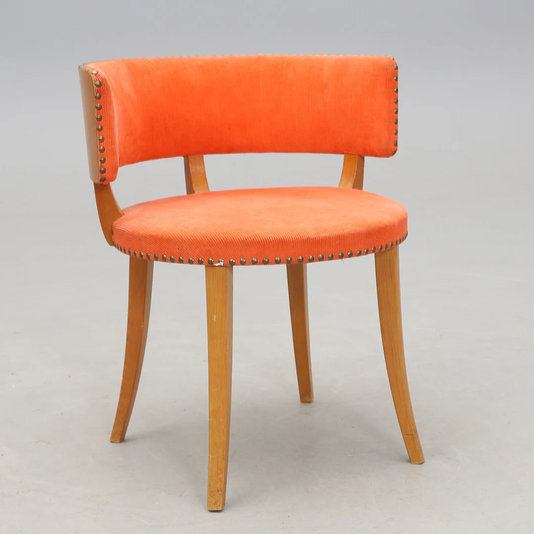 MAGNUS STEPHENSEN. Tillskriven. STOL, 1900-talets mitt. — Armchairs & Chairs — Crafoord Auktioner Malmö