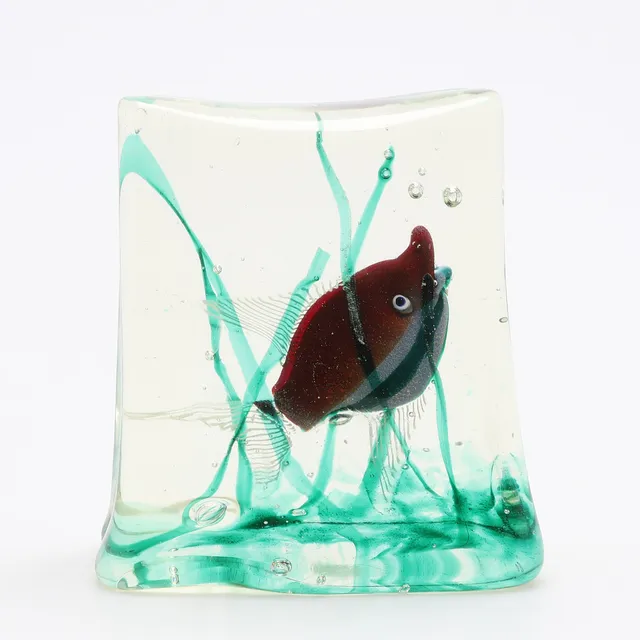 RICCARDO LICATA. Tillskriven. GLASSKULPTUR, "Aquarium", sannolikt Gino Cenedese.