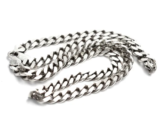 Halskedja, Pansar defekt silver S925 55cm 57,1g