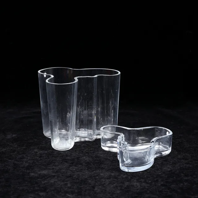 ALVAR AALTO. Vas och skål, "Savoy", glas, Iittala.