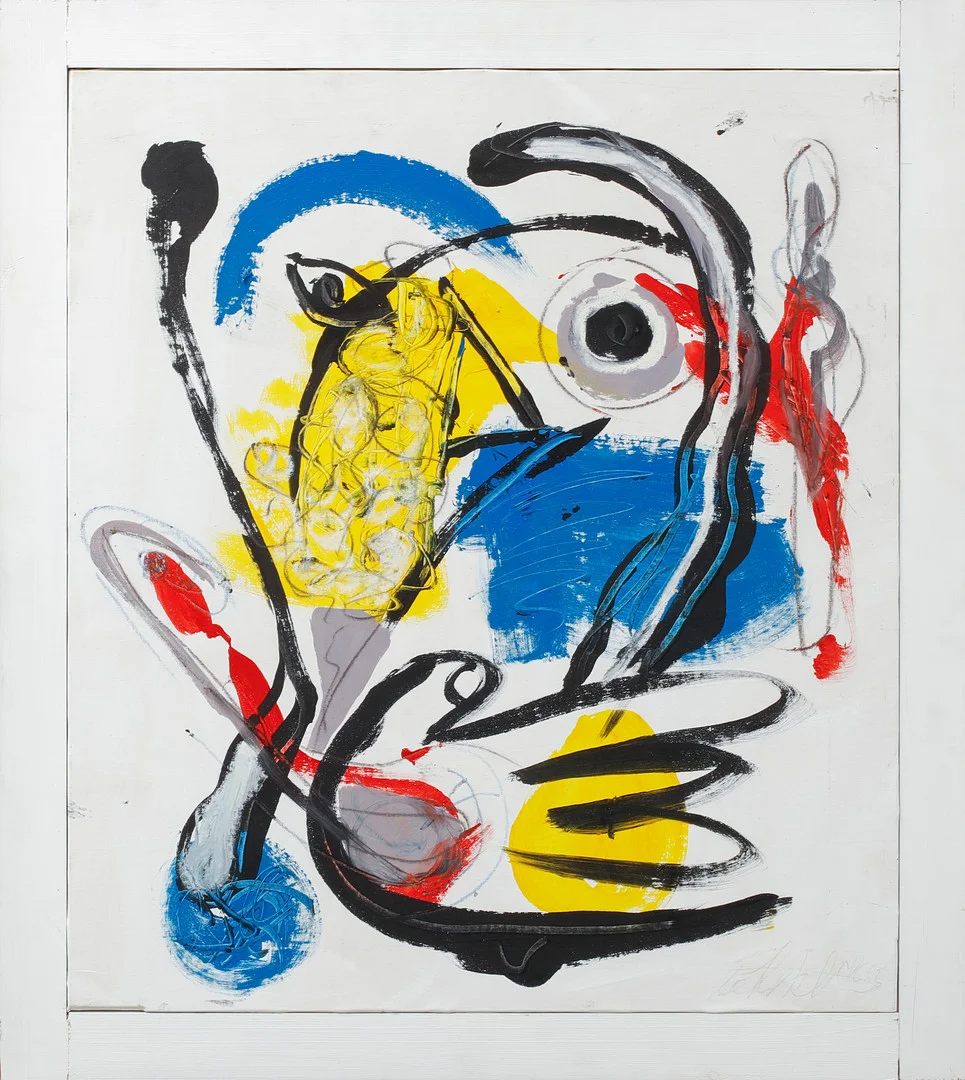 PETER ÅSTRÖM. "Fånga drömmen", olja på duk, signerad och daterad 1985. — Paintings — Göteborgs Auktionsverk