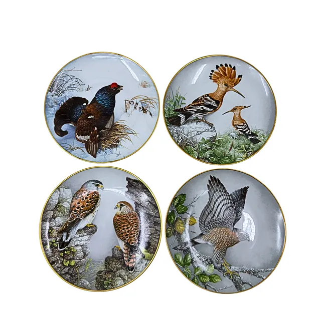 PORZELLAN-SAMMELTELLER VON FRANKLIN MINT - VERSCHIEDENE TIERMOTIVE.