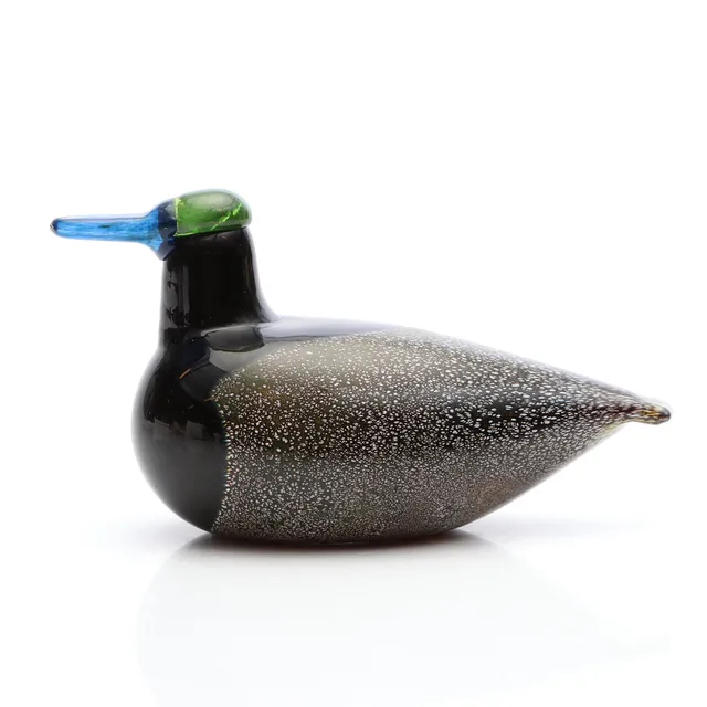 OIVA TOIKKA. GLASSKULPTUR. Konstglas. Iittala. Fågel. Etikettmärkt undertill.