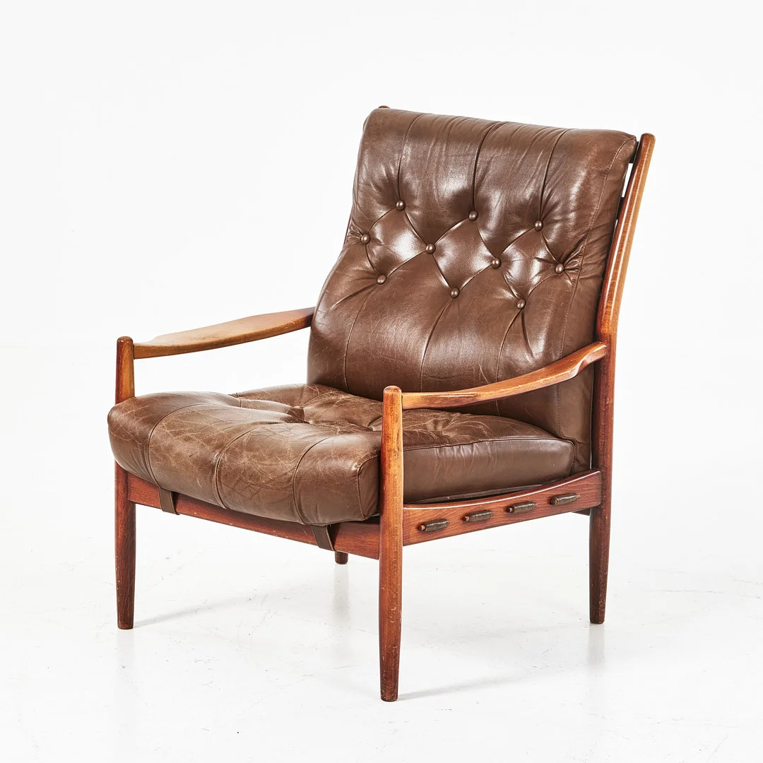 INGEMAR THILLMARK. "Läckö", fåtölj, OPE Möbler, 1960-tal. — Armchairs & Chairs — Stockholms Auktionsverk Magasin 5