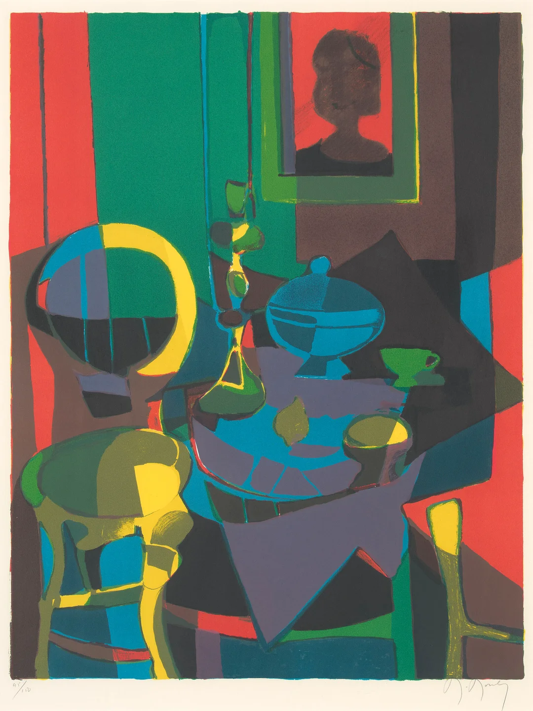Mouly, Marcel — Interiør — Kunst/Grafikk — Blomqvist