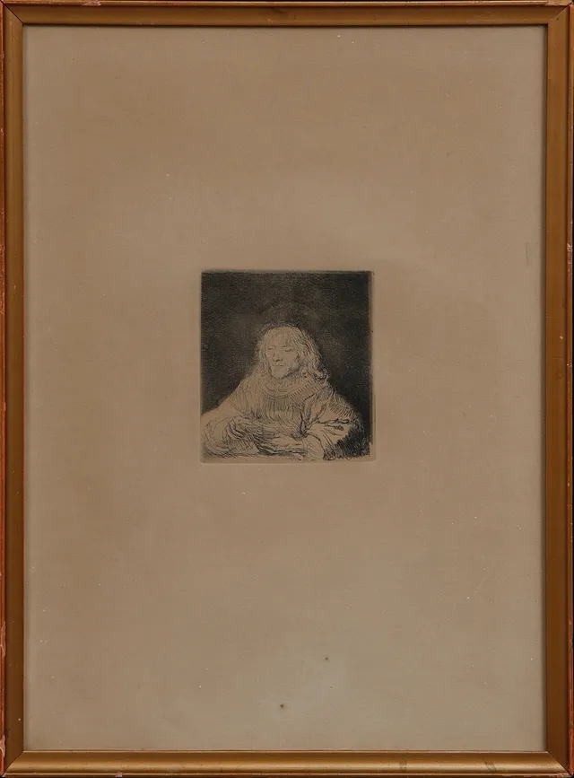 REMBRANDT VAN RIJN. EFTER. Etsningar, 2 st.