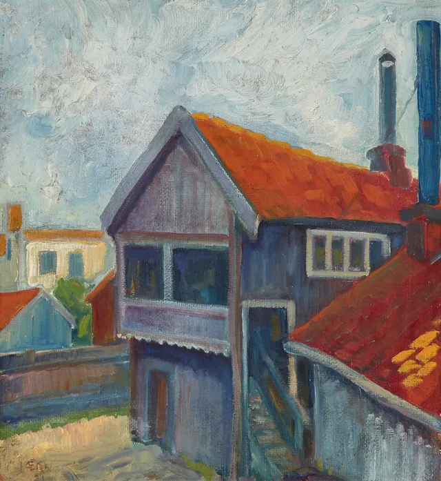 Jærn, Albert — Husvegg, 1921