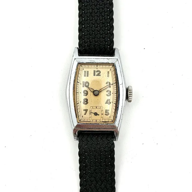 ARMBANDSUR, Art Deco, 1930/40-tal, manuell, stål.
