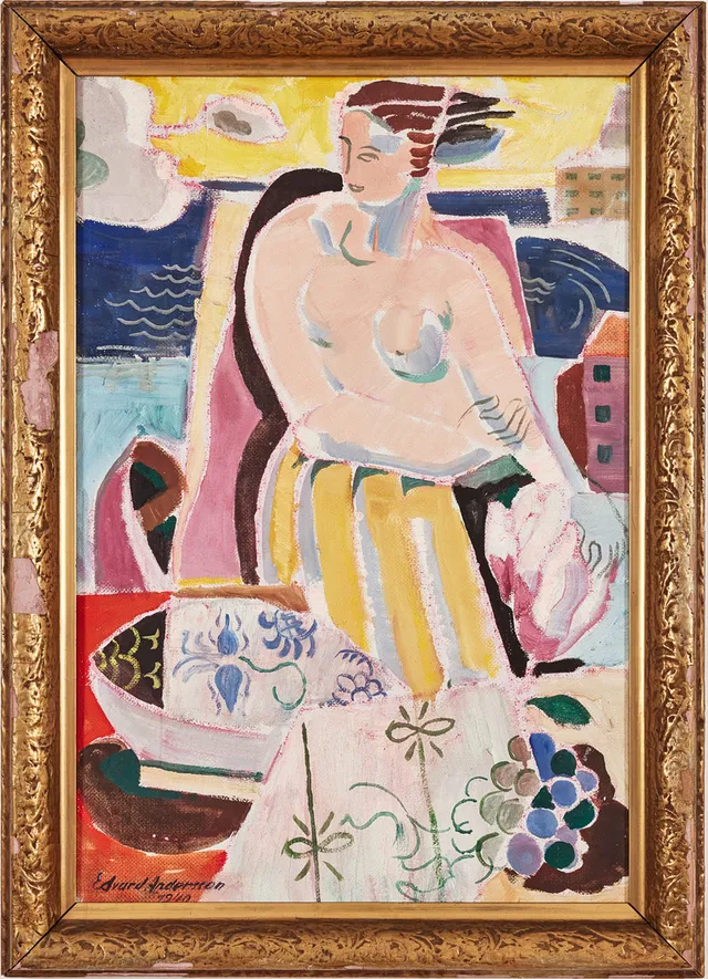 EDVARD ANDERSSON. "Komposition I".