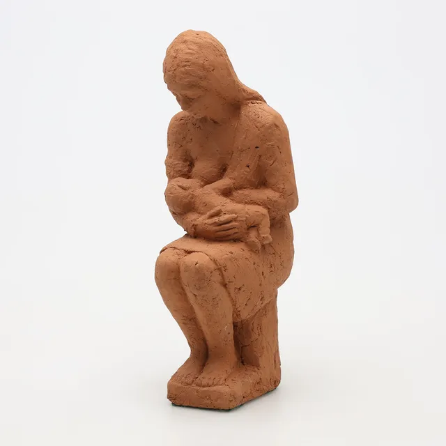 NILS CASTEGREN. SKULPTUR, terracotta, signerad, daterad -71, numrerad 49/100.