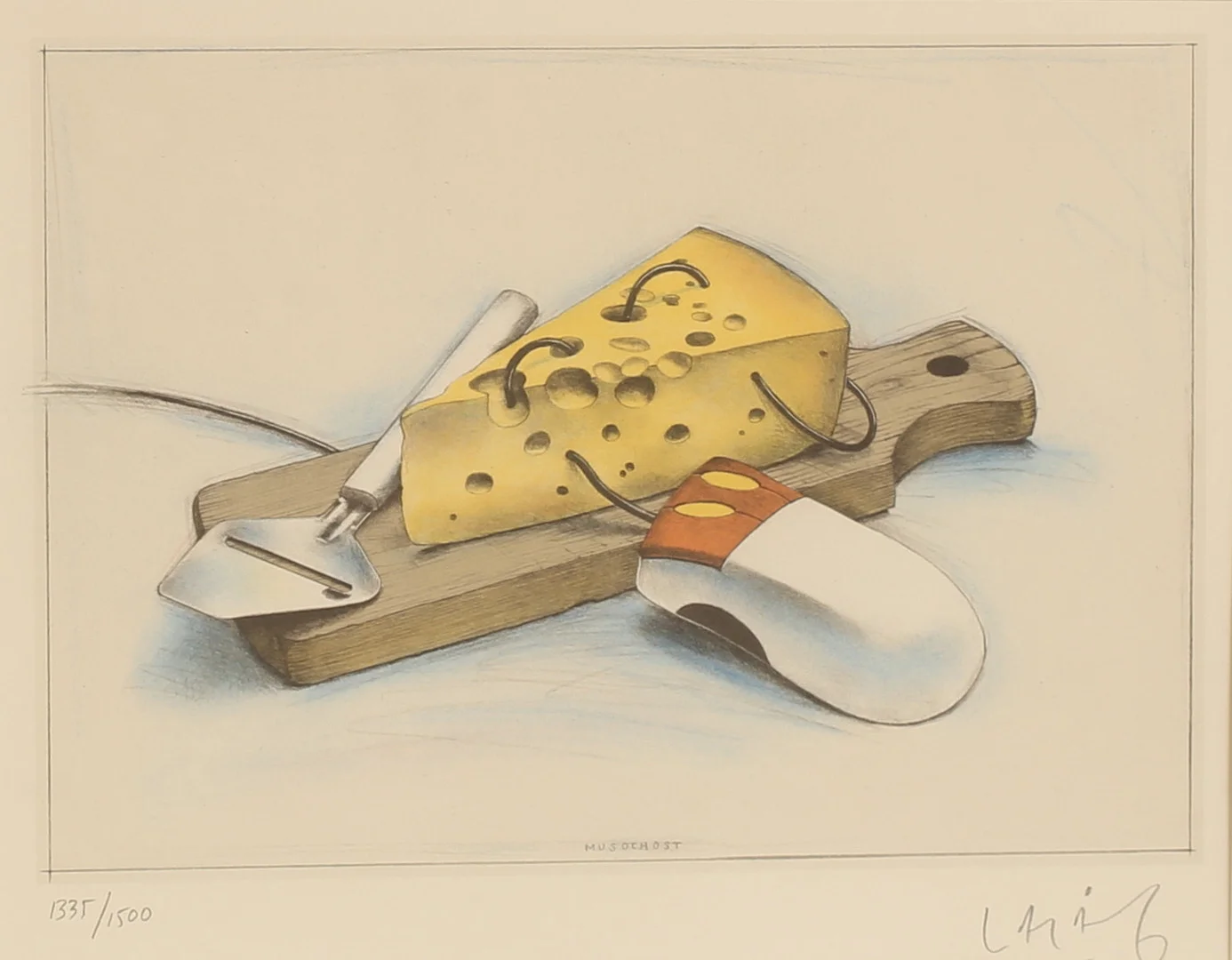 LASSE ÅBERG. Färglitografi, signerad och numrerad. — Engravings & Prints — RA Auktionsverket Norrköping