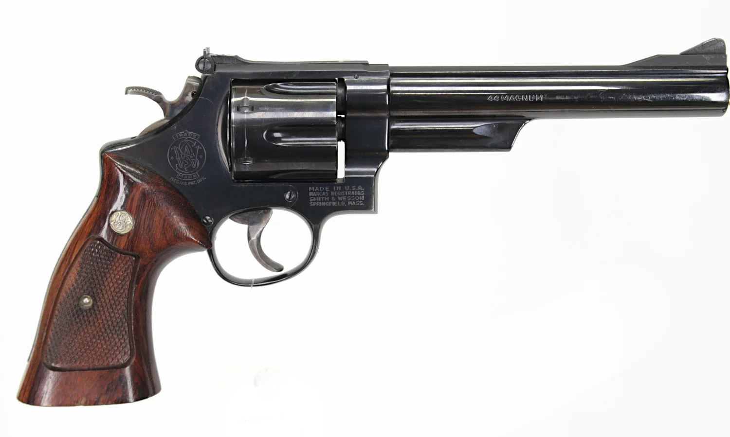 187. REVOLVER, amerikansk, Dubbel action, fabrikat Smith & Wesson, modell 29-2, kaliber .44 Magnum, tillv.nr N306653. — Revolvers — Walter Borg