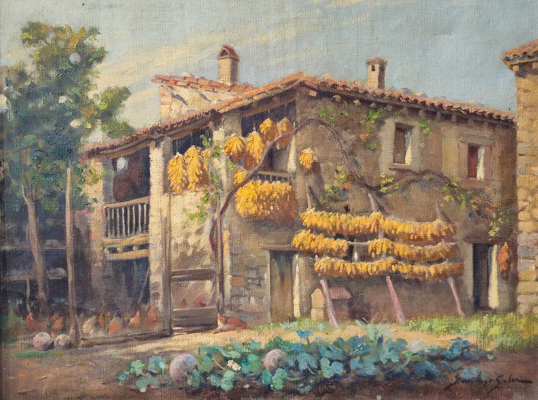 DOMINGO SOLER. Vista rural. — Paintings — Barcelona Auctions