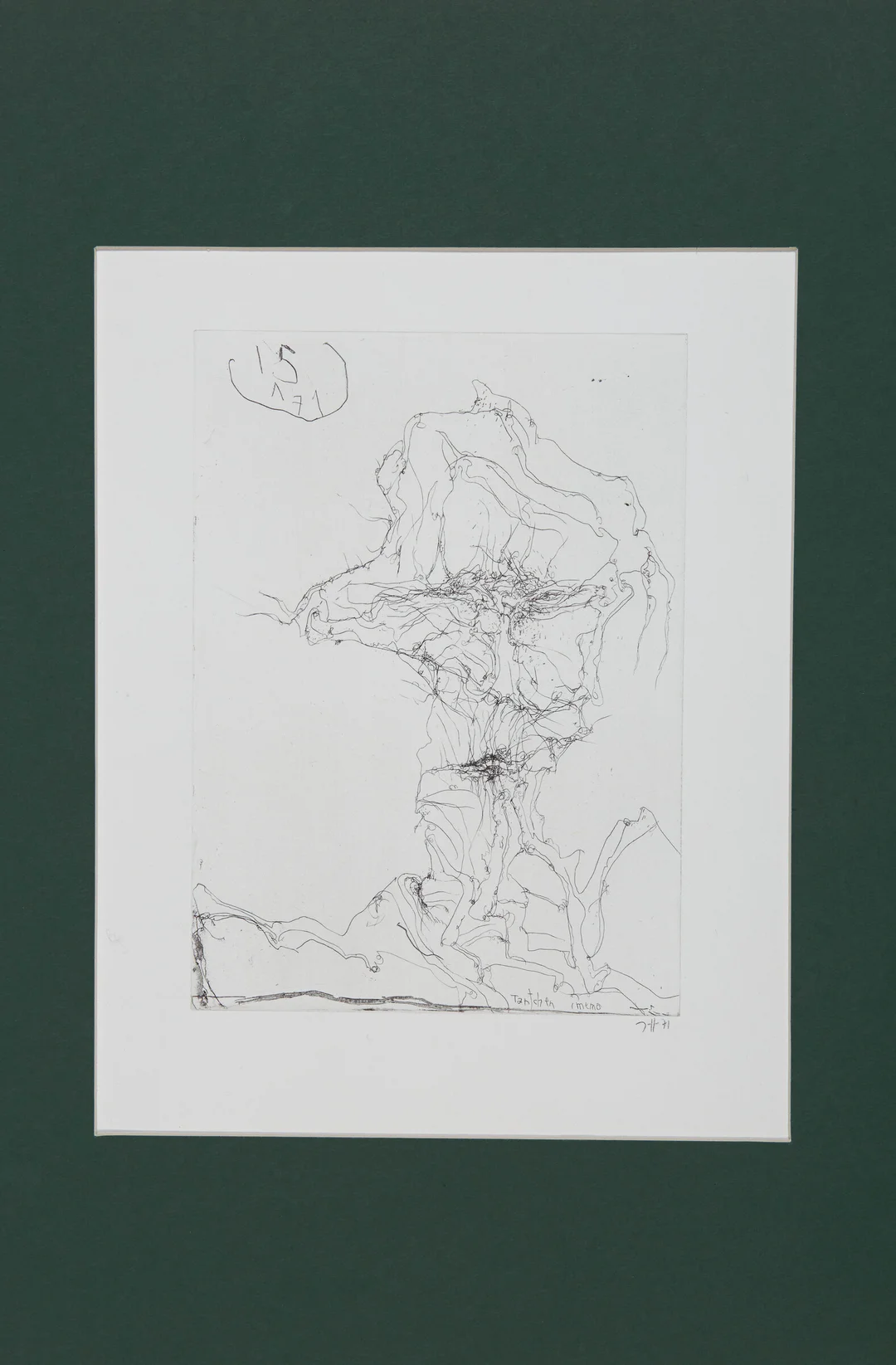 Janssen, Horst — "Tantchen..." 1971 — Kunst/Grafikk — Blomqvist