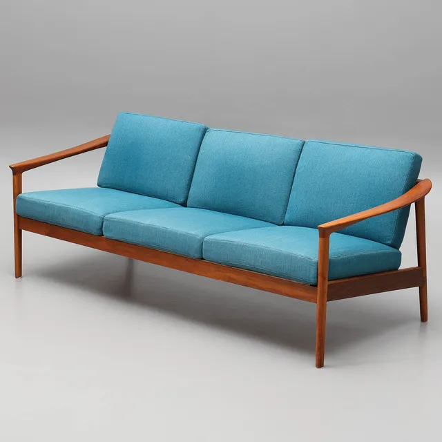FOLKE OHLSSON. Soffa, 3-sits, "Monterey 5-161", Bra Bohag, Bodafors, 1963.