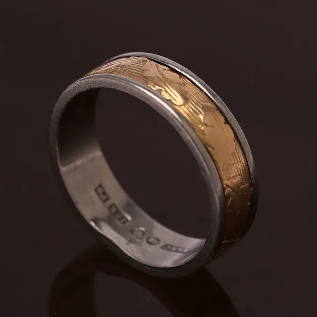 RING, 18 k guld, 6,77 gram, Ceson Guldvaru Ab Göteborg, 1965.