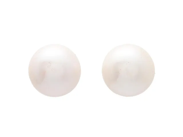 PÄRLÖRHÄNGEN, 18K vitguld, odlade pärlor, 13 mm, vikt 7,6 g, stft.
