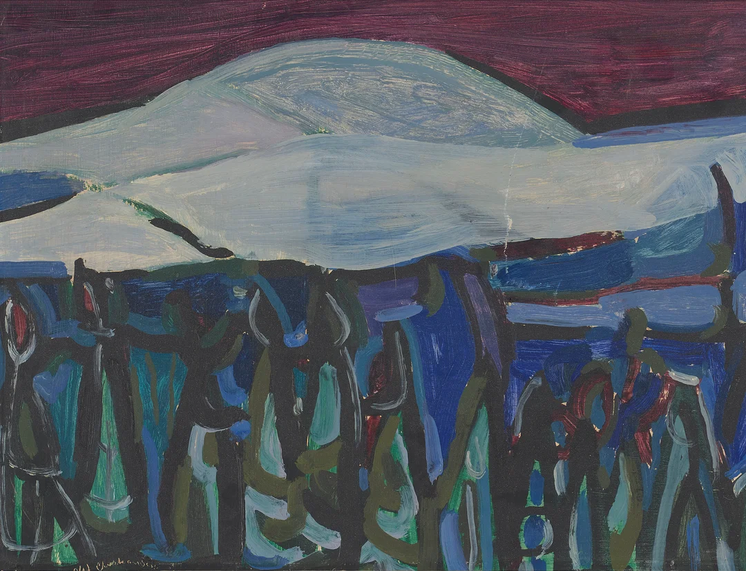Christiansen, Olaf — Skog og fjell — Kunst/Maleri — Blomqvist