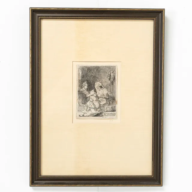 REMBRANDT VAN RIJN. Etsning efter.