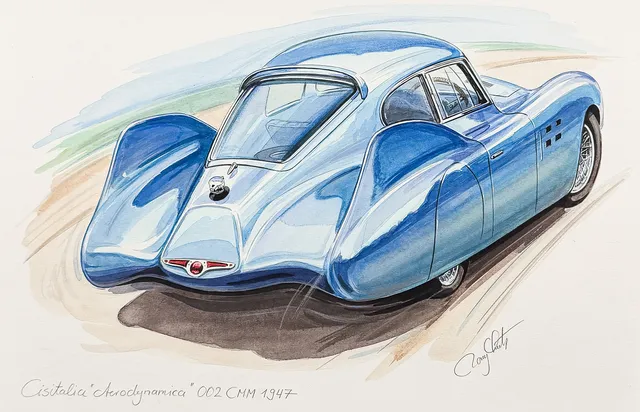 RONY LUTZ. CISITALICA AERODYNAMICA. Original.