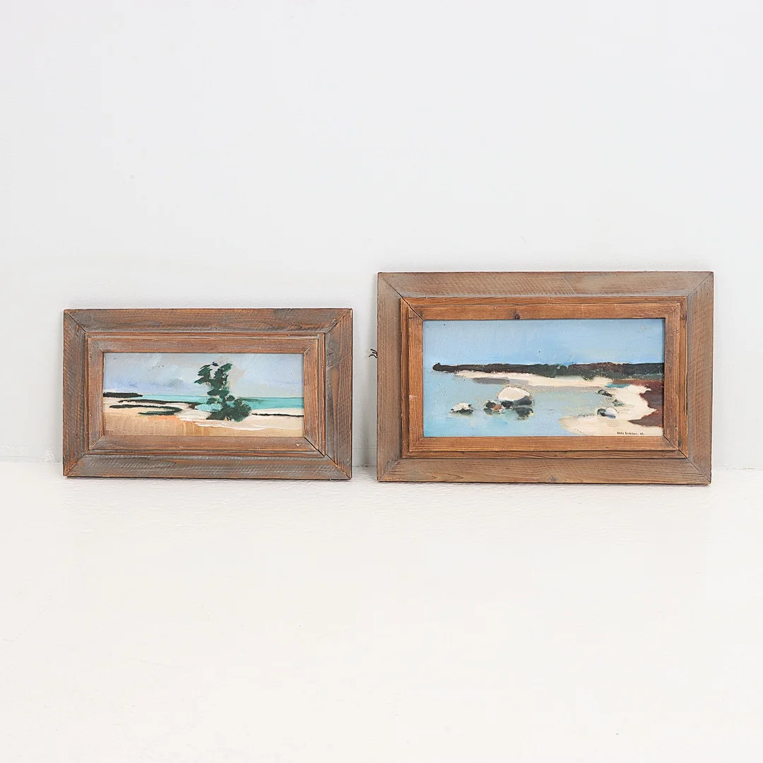 AXEL ERIKSSON. 1923-2010. Olja på duk, 2 st, signerade. — Paintings — Auktionsverket Engelholm