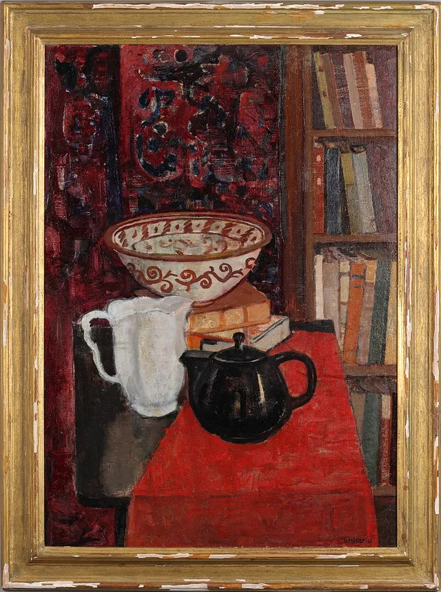 SIGURD MÖLLER (1895-1984): Stilleben, signerad och daterad S Möller -61, olja på duk.