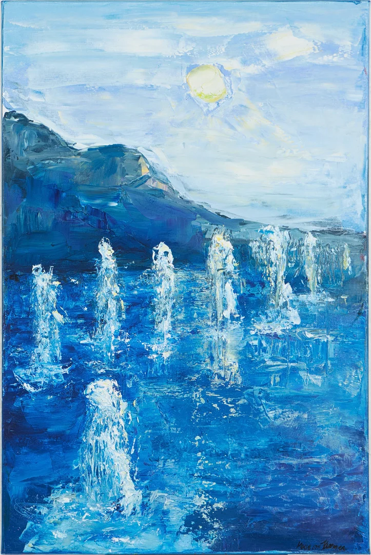 MARIE VON KRAEMER. "Niceparken", olja på duk, signerad. — Paintings — Stockholms Auktionsverk Magasin 5