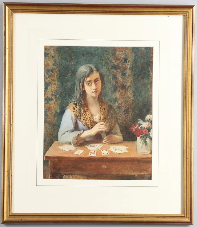 HORACE VAN RUITH (1839-1923). THE FORTUNE TELLER.