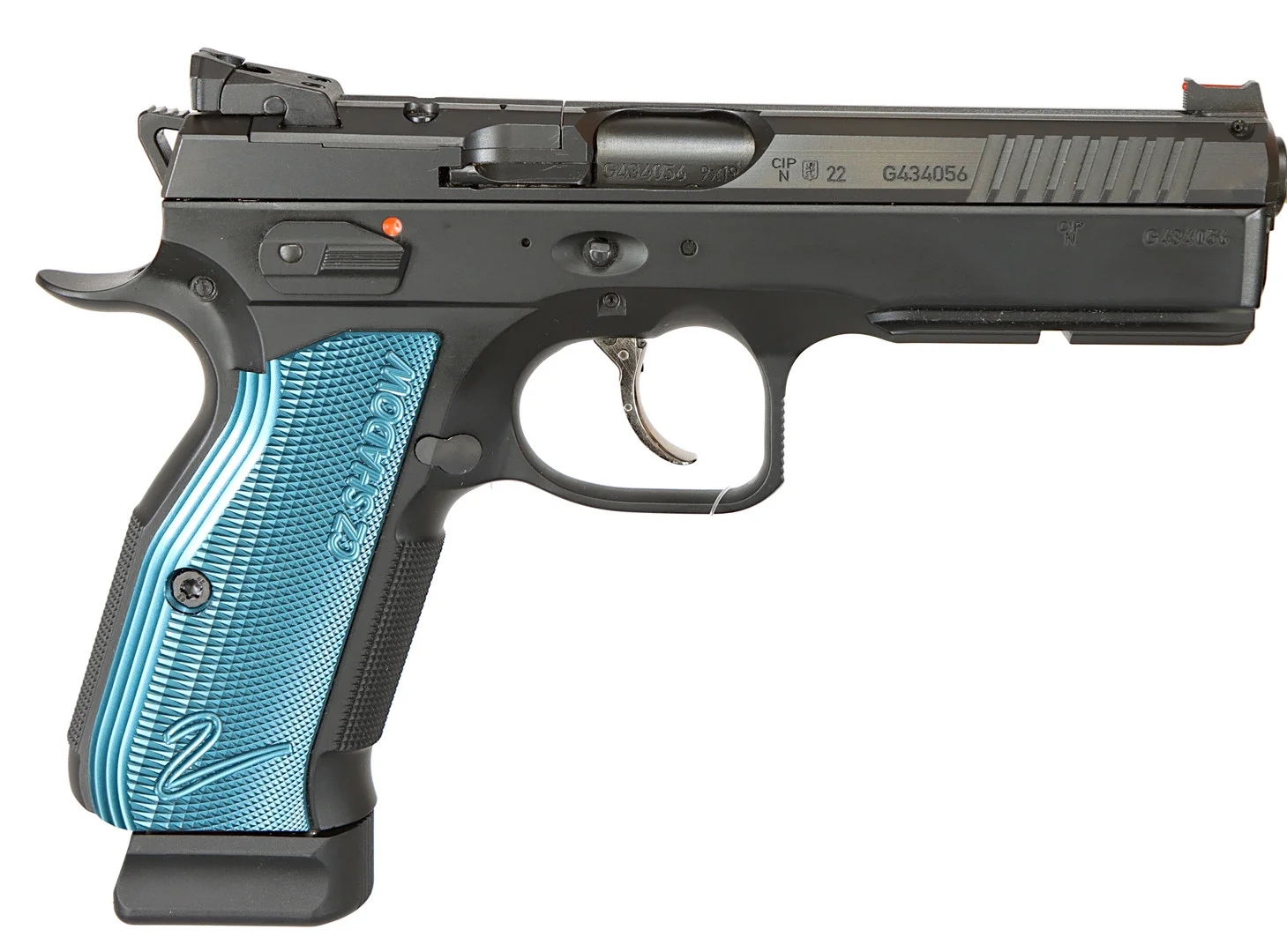 PISTOL, fabrikat CZ, modell Shadow 2 OR (Optics Ready), kaliber 9x19, tillv.nr G434056, se-nr SE3522073. — Pistols — Walter Borg