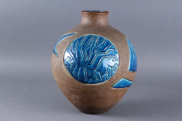 Jørgen Mogensen for Royal Copenhagen. Stor vase af stentøj