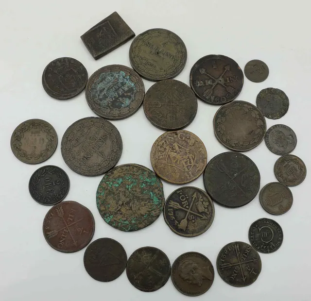 KOPPARMYNT, Sverige, 1600-tal till 1800-tal.