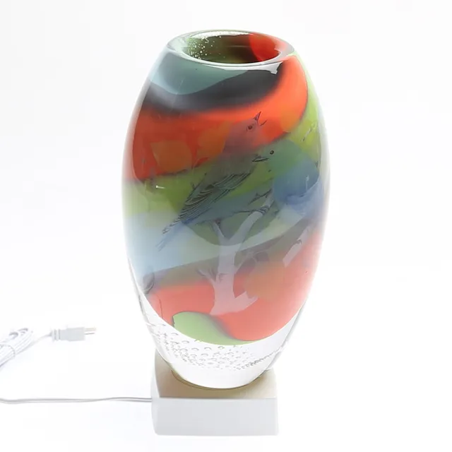 ROBERT OLDERGAARDEN. VAS, glas, Graal, Unik, signerad, 2000-tal.