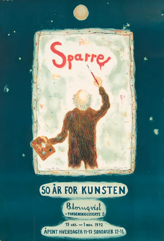 Sparre, Victor — "50 år for kunsten" 1992