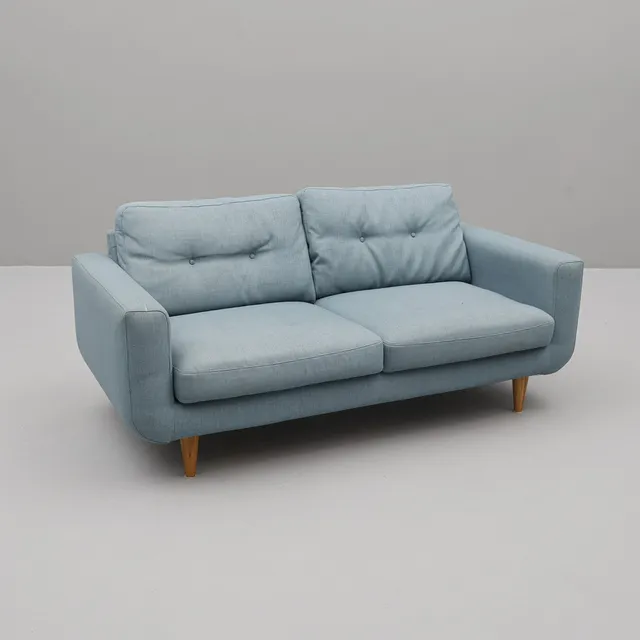 HJORT KNUDSEN. Soffa, 2-sits, "Sixten" 1900-talets senare del.