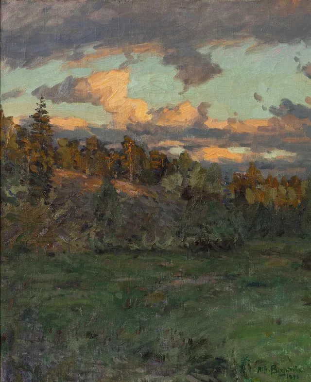 Alfred Bergström, "Afton".
