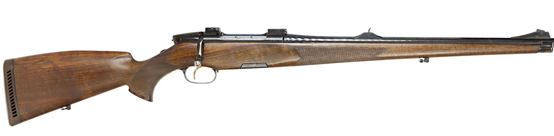 KULGEVÄR, fabrikat Mannlicher, modell Luxus, kaliber 6,5x55, tillv.nr 203230. — Rifles — Walter Borg