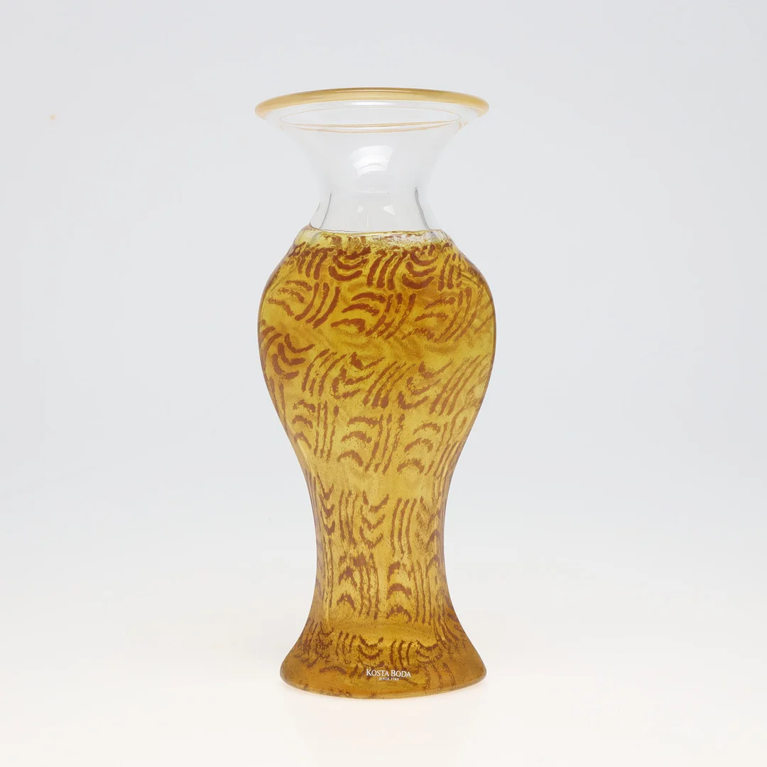 KJELL ENGMAN. Pokal, glas, Kosta Boda, Artist Collection, signerad. — Art glass — Stockholms Auktionsverk Helsingborg