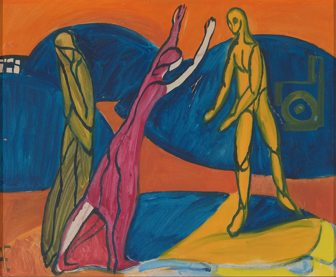 Ekeland, Arne — Uten tittel — Kunst/Maleri — Blomqvist