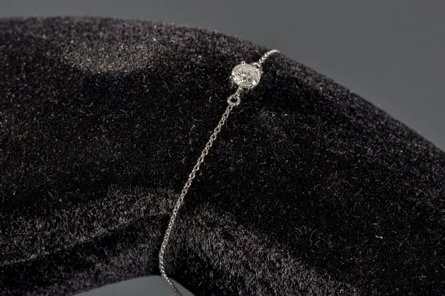 Brilliant armbånd af 14 kt. hvidguld 0.54 ct