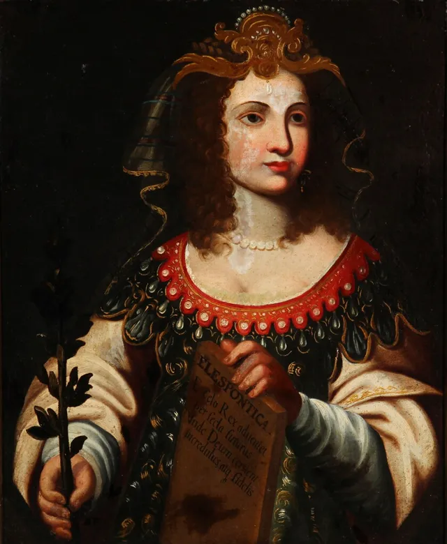The Hellespontian sibylle, 17th century