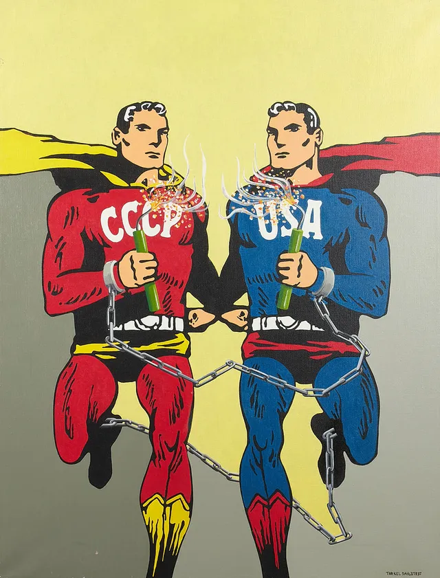 TORKEL DAHLSTEDT (FÖDD 1942). "Parafras Superman".
