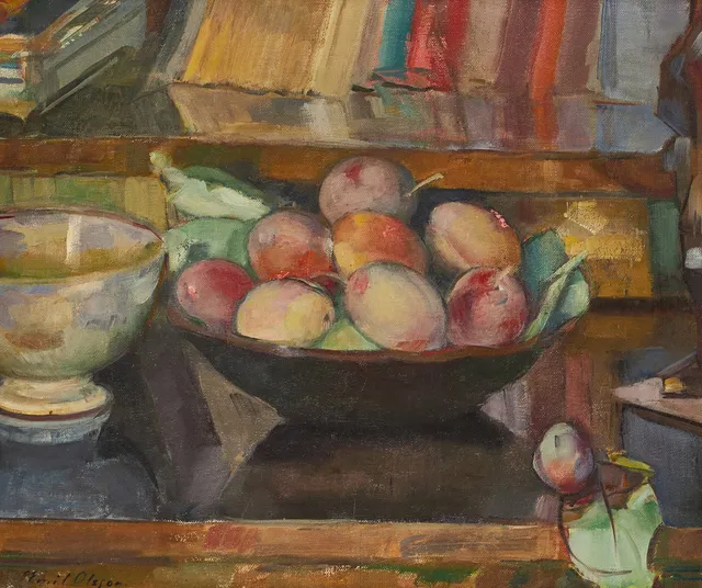 EMIL OLSSON (1890-1964), Stilleben, signerad, olja på duk.