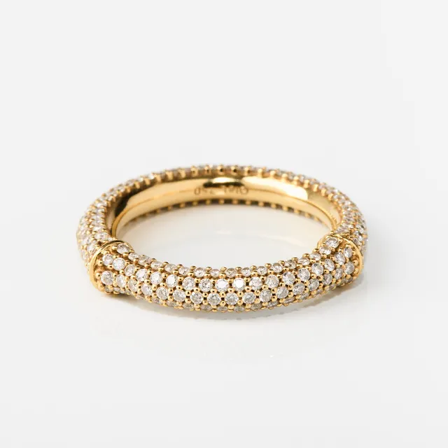 CHARLOTTE LYNGGAARD. Ring, "Nature IV", 18K gold, Ole Lynggaard, Denmark.