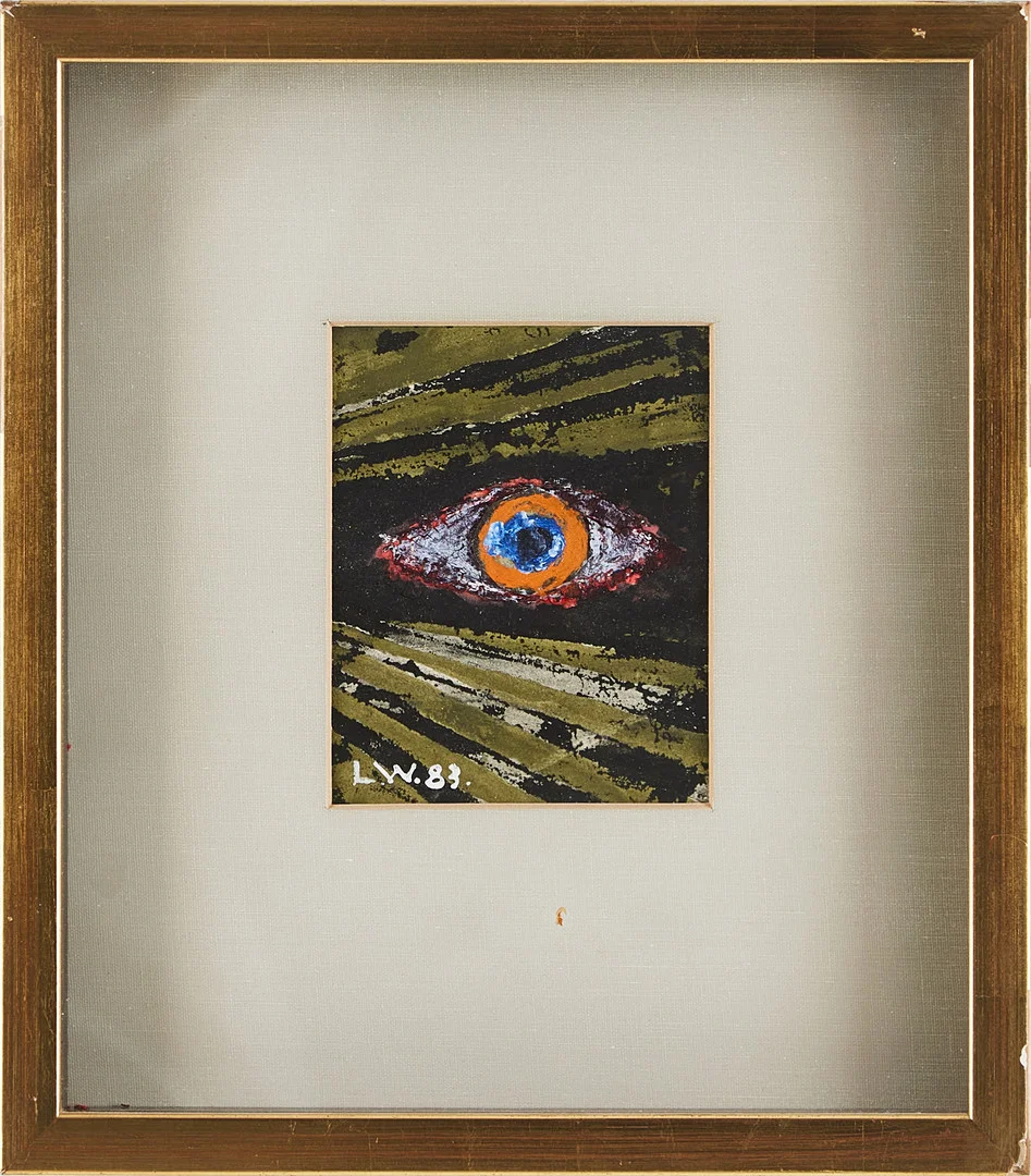 LAMBERT WERNER (1900-1983). Figurkomposition, blandteknik på papper. — Paintings — Stockholms Auktionsverk Magasin 5