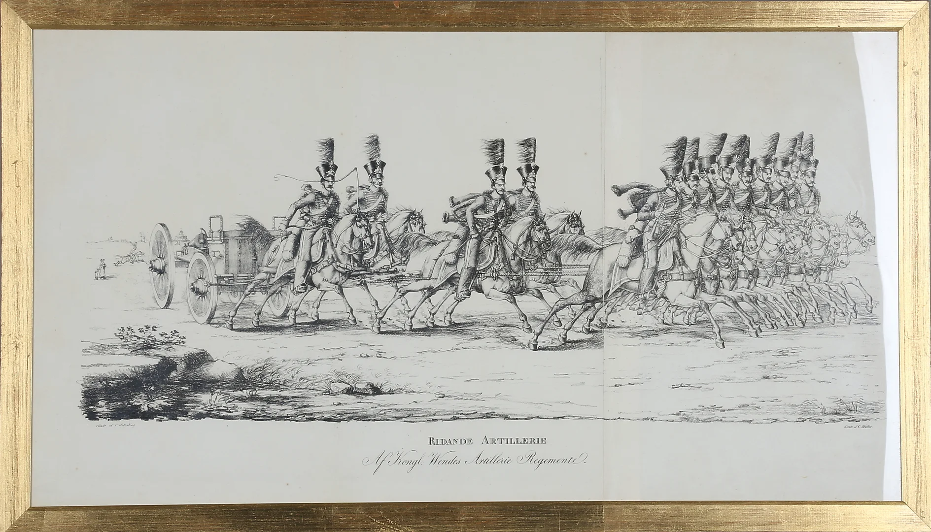 ALEXANDER CLEMENS WETTERLING. EFTER. 2 st, grafiska blad. — Engravings & Prints — Gomér & Andersson Norrköping